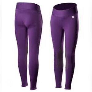 Horze Active Kids' Knee-Patch Winter Riding Tights
